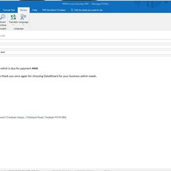 How To Easily Create Custom Email Templates In Outlook Template Now Blank Created Want Message