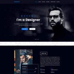 Superb Free Personal Portfolio Template Freebies Web Website Inspiration Views March Comments Fit
