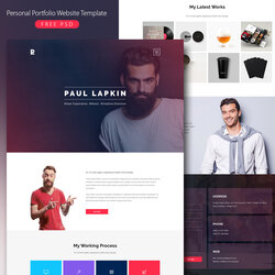 Personal Portfolio Website Template Free Download Templates Web Source Elements Example September