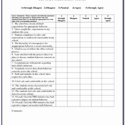 Superb Sample Scale Template Questionnaire Resume Survey Format