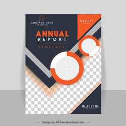 Matchless Annual Report Layout Vectors Free Download Editable Business Cover Template Elegant Checkered