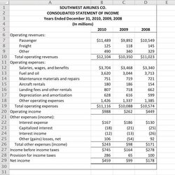 Marvelous Income Statement Template Excel Accounting Spreadsheet Managerial Computerized Monthly Expense