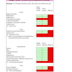 Fine Personal Income Statement Excel Templates At