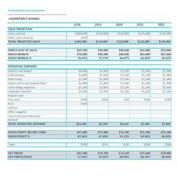 Champion Income Statement Template Unforgettable Picture