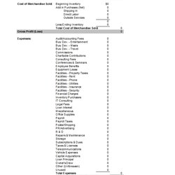 Great Income Statement Excel Template