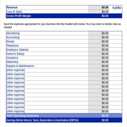 Eminent Income Statement Template Free Word Excel Documents Download Simple Templates Business Statements