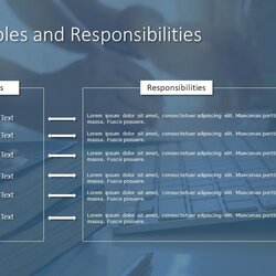 Great Roles And Responsibilities Template Templates Project