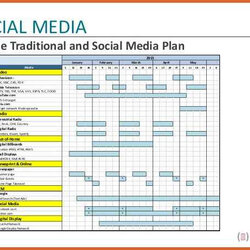 Very Good Social Media Marketing Plan Examples Format Example Traditional Business