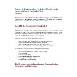 Smashing Social Media Marketing Plan Templates Docs Word Width