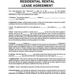Sterling Rental Lease Agreement Forms Free Templates Residential