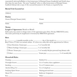 Home Renters Agreement Free Printable Documents