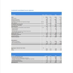 Financial Statement Template Free Word Excel Documents Download Corporate Business Templates