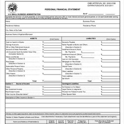 Terrific Business Financial Statement Template Database Free Personal