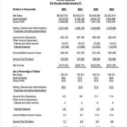 Preeminent Financial Statement Free Word Format Business Template Small Templates Sample