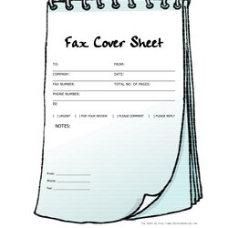 Fantastic Fax Cover Sheet Template Free Printable