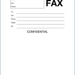 Super Free Printable Fax Cover Sheet Word Template Confidential Professional Sample Of
