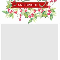 Peerless Free Photo Christmas Card Templates In