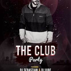 The Highest Standard Club Party Free Flyer Template Com