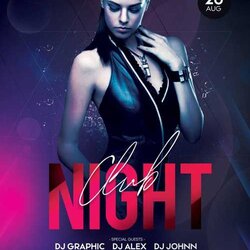 Out Of This World Free Night Club Flyer Template Templates Flyers Party Poster Nightclub Event Needs Choose