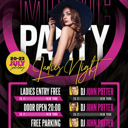 Wonderful Awesome Club Party Flyer Template Preview