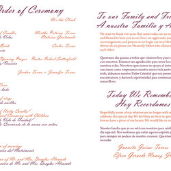 Admirable Wedding Reception Program Sample Itinerary Free Download Programs Format Ceremony Crystal Pamphlet