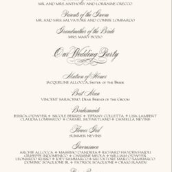Cool Free Printable Wedding Programs Templates Party Program Reception Template Ceremony Church Fall Order