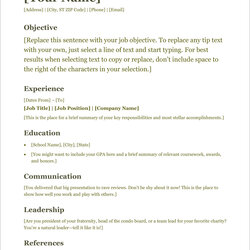 Free Modern Resume Templates Minimalist Simple Clean Design Template Microsoft Office Word Basic Format