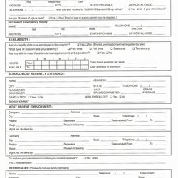Marvelous Application For Employment Form Unique Best Of Printable Job Subway Applications Hiring Template