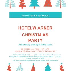 Sterling Free Christmas Flyer Templates Word