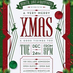 Perfect Christmas Eve Flyer Template Free Posters Design For Poster Templates Flyers Buffet Seasonal Holidays