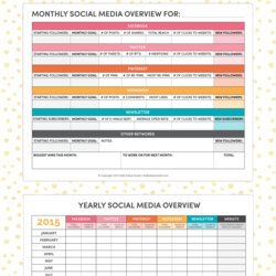 Champion Social Media Planning Tracking Marketing Strategy Yearly