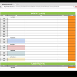 Superb Social Media Planning Spreadsheet Template Calendar Marketing Excel Campaign Posting Templates Plan