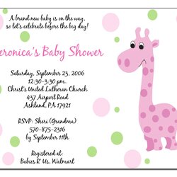 Baby Shower Invites Email Invitation