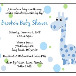 Excellent Cool Free Template When To Send Out Baby Shower Invitation Wording Bowling