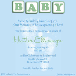 Superior Jason Creative Design Baby Shower Invitation