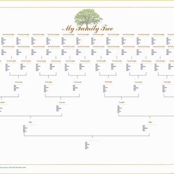 Magnificent Free Tree Map Templates Of Family Template Blank Printable Charts Chart History Large Editable