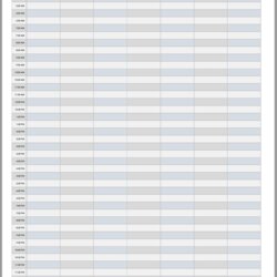 The Highest Quality Free Daily Work Schedule Templates Template