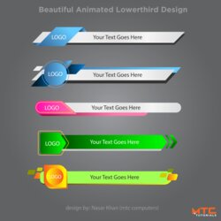 Exceptional Lower Third Templates Free Download Thirds Animated Template Graphic