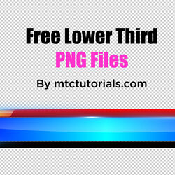 Legit Royalty Free Professional Lower Third Template Templates Thirds Tutorials Graphic Quality High Channel
