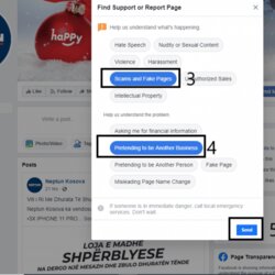Great Identify Fake Facebook Pages How To Report Web Them Send Click