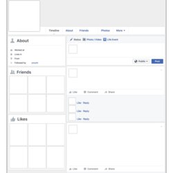 Champion Fake Facebook Page Profile Template Templates