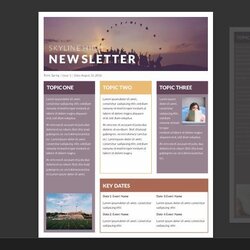 Tremendous Free Microsoft Word Newsletter Templates For Teachers School Classroom