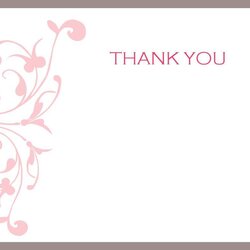 Superlative Online Free Thank You Card Templates To Download Now By Template Note Printable Hp Cards Email