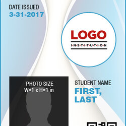 Champion Student Id Card Templates For Ms Word Download Free Files Template Cards Badge Doc Personal