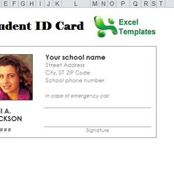 Student Id Card Template Maker