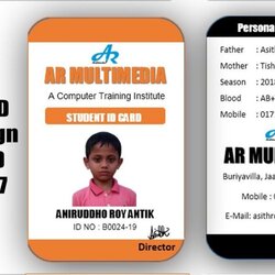 Preeminent Student Id Card Template Incredible Inspirations