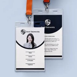 Worthy Student Id Card Templates Illustrator Ms Word Pages Blank Identity Template