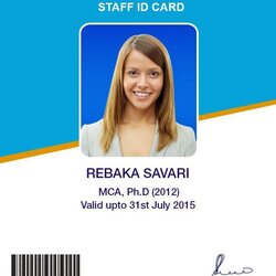 Perfect Student Id Card Template Background Employee Picture
