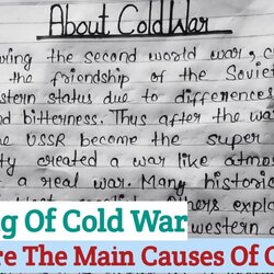Marvelous All About Cold War Essay In English Facts Paragraph