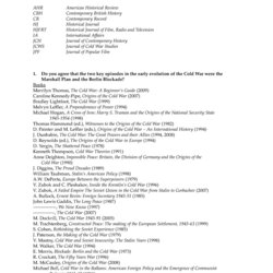 Supreme Useful List Of Essay Questions And Books For The Cold War Thumb